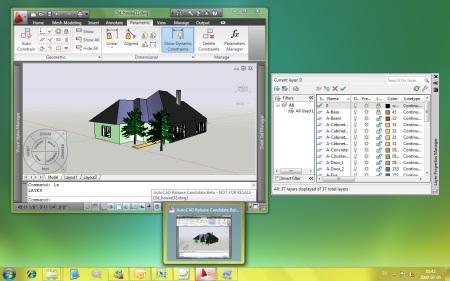 autocad land desktop 2009 3drotate