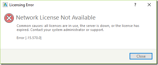 revit 2021 license manager is not functioning