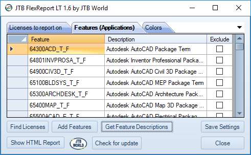 JTB FlexReport LT