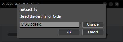 Autodesk Self Extract