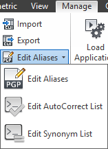 AutoCAD 2014 Edit AutoCorrect and Synonym List