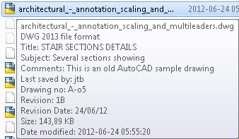 autocad lisp get dwgprops