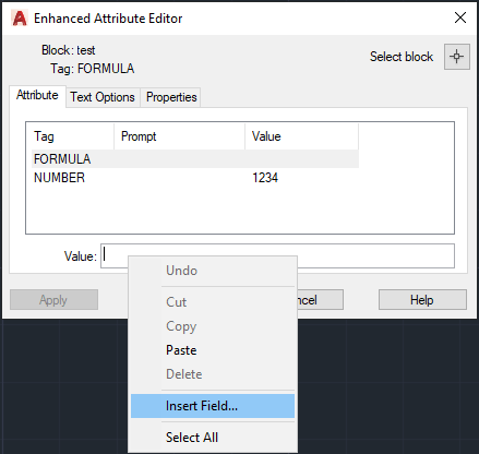 how to insert a text box bricscad