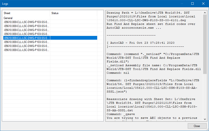 using filelds in acad 2016 to do sheet numbers